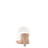 Ava Slide - Sand Transparent 3 Stiletto