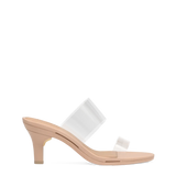 Ava Slide - Sand Transparent 3 Stiletto