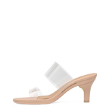 Ava Slide - Sand Transparent 3 Stiletto