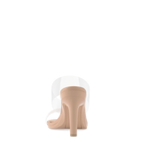 Ava Slide - Sand Transparent 4 Stiletto