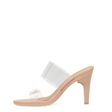 Ava Slide - Sand Transparent 4 Stiletto