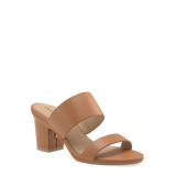 Ava Slide - Whiskey + Block Heel Kit 3 Whiskey
