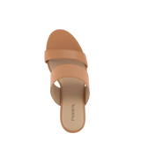 Ava Slide - Whiskey Leather