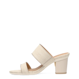 Ava Slide - Ivory Linen 3 Block
