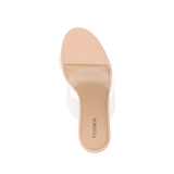 Ava Slide - Sand Transparent 3 Stiletto