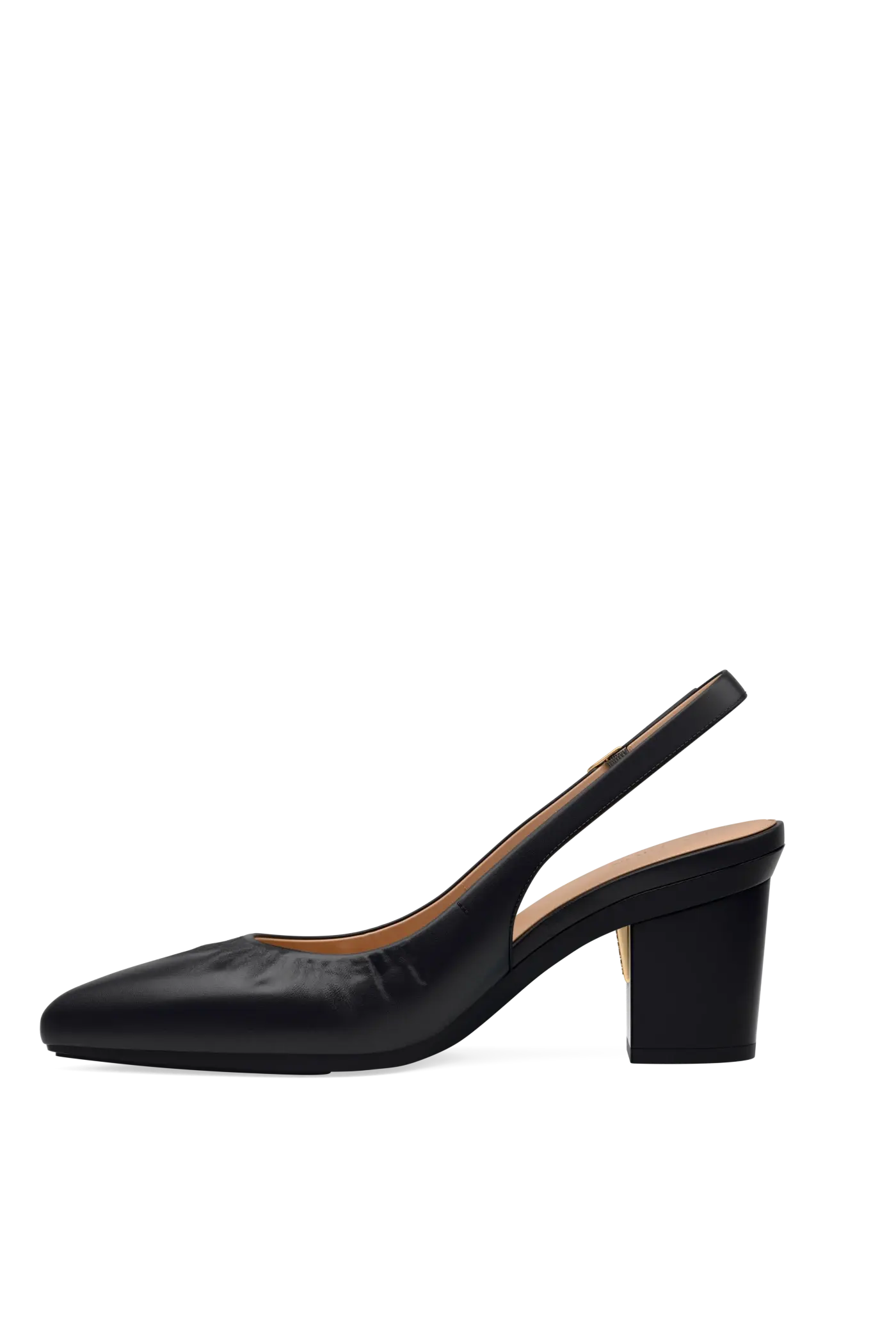 The Slingback Buckle - Coal Leather 3 Block