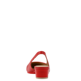 Audrey Slingback - Cherry Red Leather - Final Sale