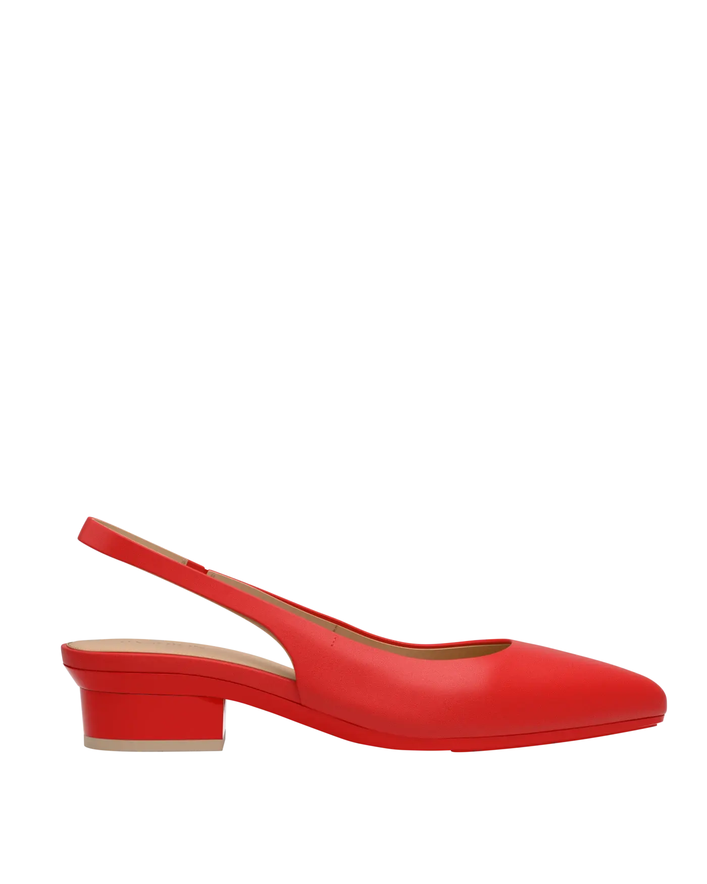 Audrey Slingback - Cherry Red Leather - Final Sale