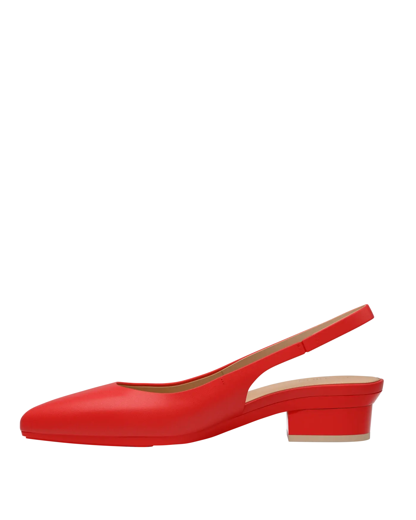 Audrey Slingback - Cherry Red Leather - Final Sale