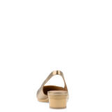 Audrey Slingback - Matte Gold Flat - Final Sale