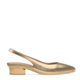 Audrey Slingback - Matte Gold Flat - Final Sale