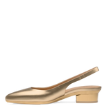 Audrey Slingback - Matte Gold Flat - Final Sale