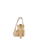 Audrey Slingback - Matte Gold 4 Stiletto - Final Sale