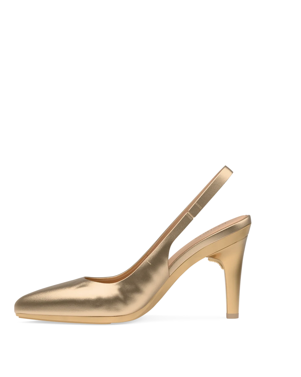 Audrey Slingback - Matte Gold 4 Stiletto - Final Sale
