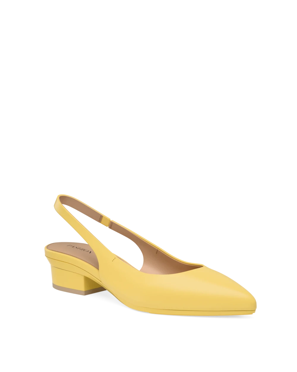 Audrey Slingback - Limoncello Leather 3 Stiletto - Final Sale