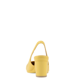 Audrey Slingback - Limoncello Leather 3 Block - Final Sale