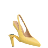 Audrey Slingback - Limoncello Leather 4 Stiletto - Final Sale