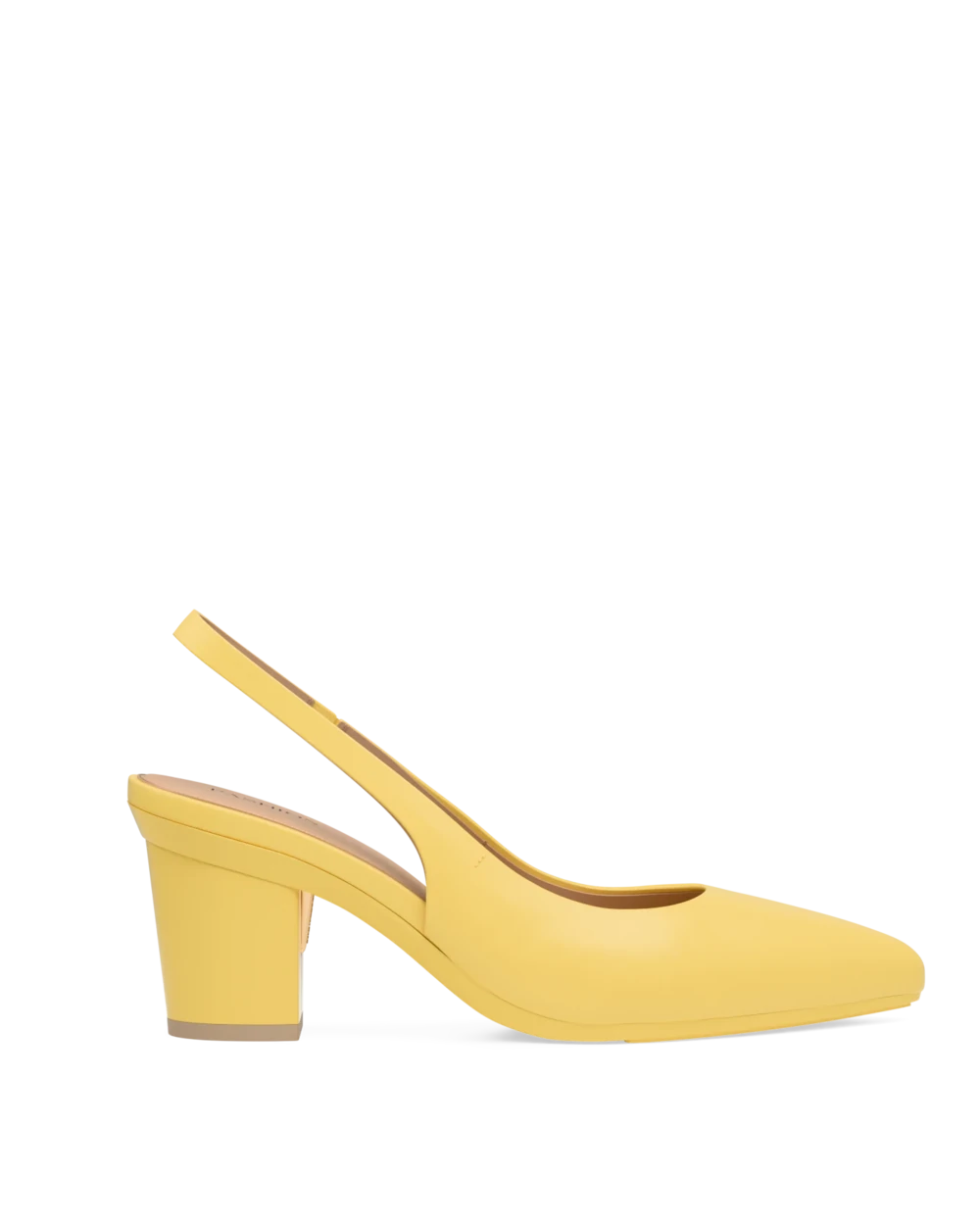 Audrey Slingback - Limoncello Leather 3 Block - Final Sale