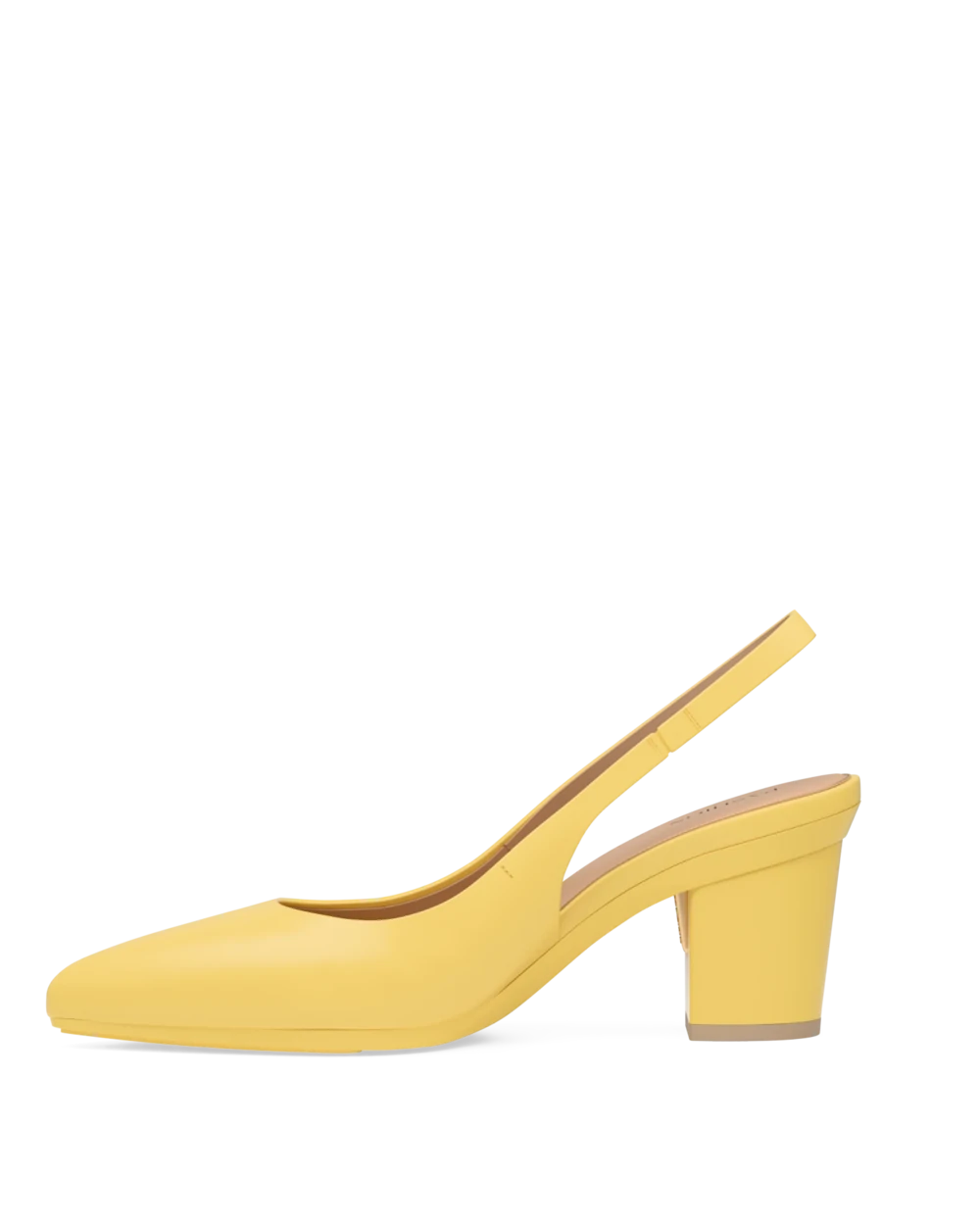 Audrey Slingback - Limoncello Leather 3 Block - Final Sale