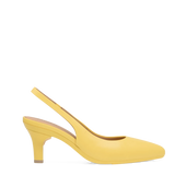 Audrey Slingback - Limoncello Leather 3 Stiletto - Final Sale