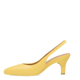 Audrey Slingback - Limoncello Leather 3 Stiletto - Final Sale