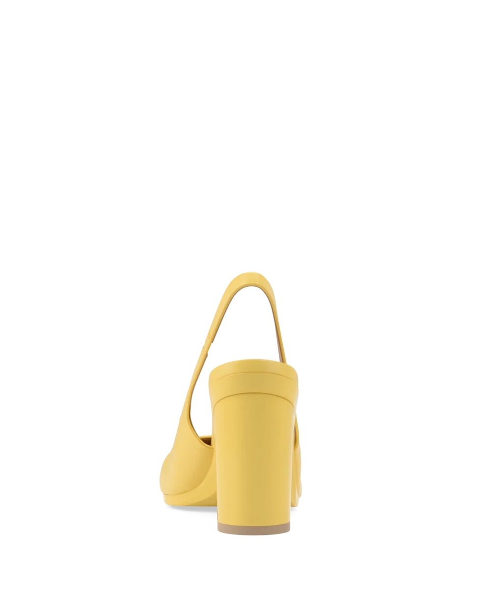 Audrey Slingback - Limoncello Leather 4 Block - Final Sale