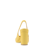 Audrey Slingback - Limoncello Leather 4 Block - Final Sale