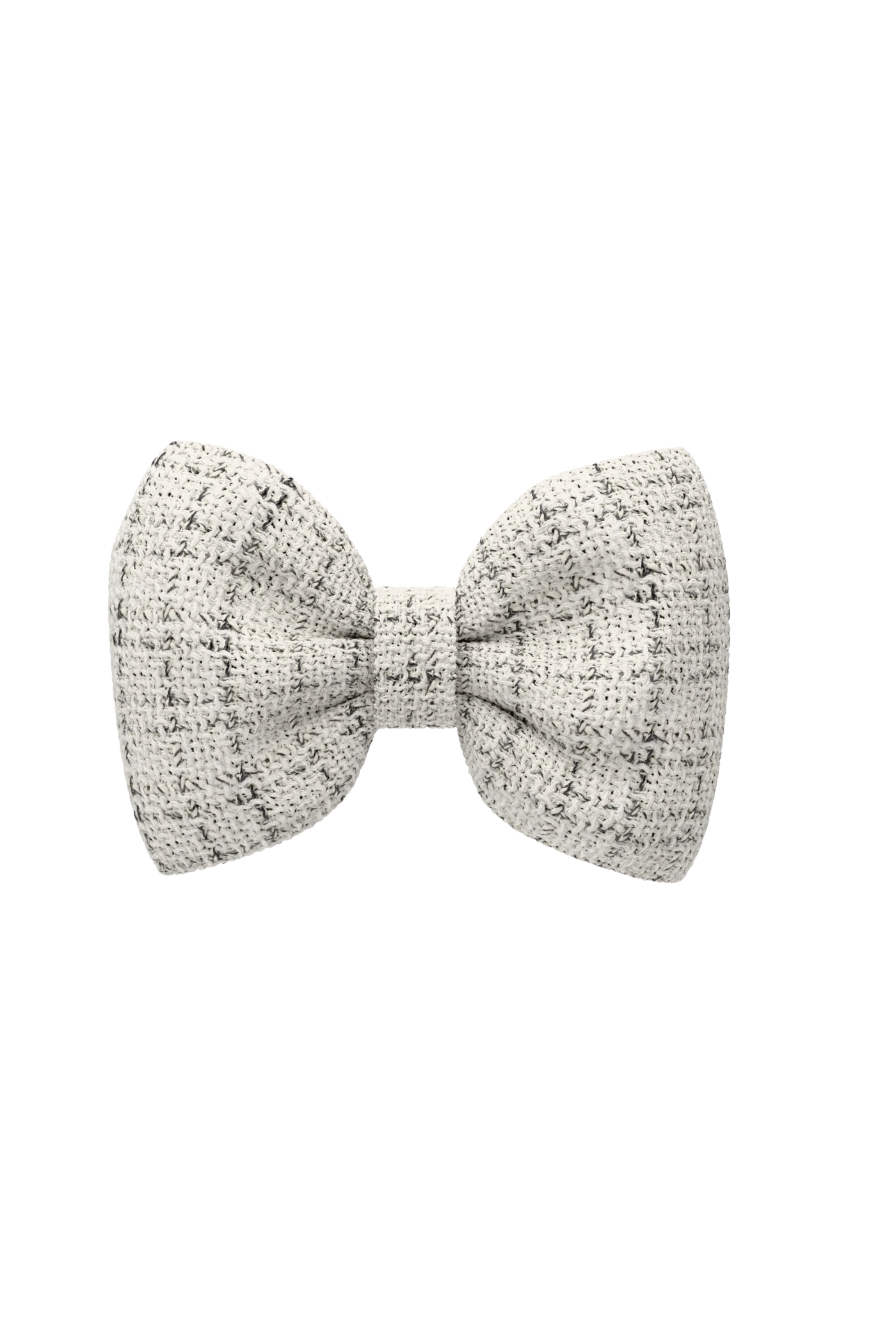 Bone Tweed Bow