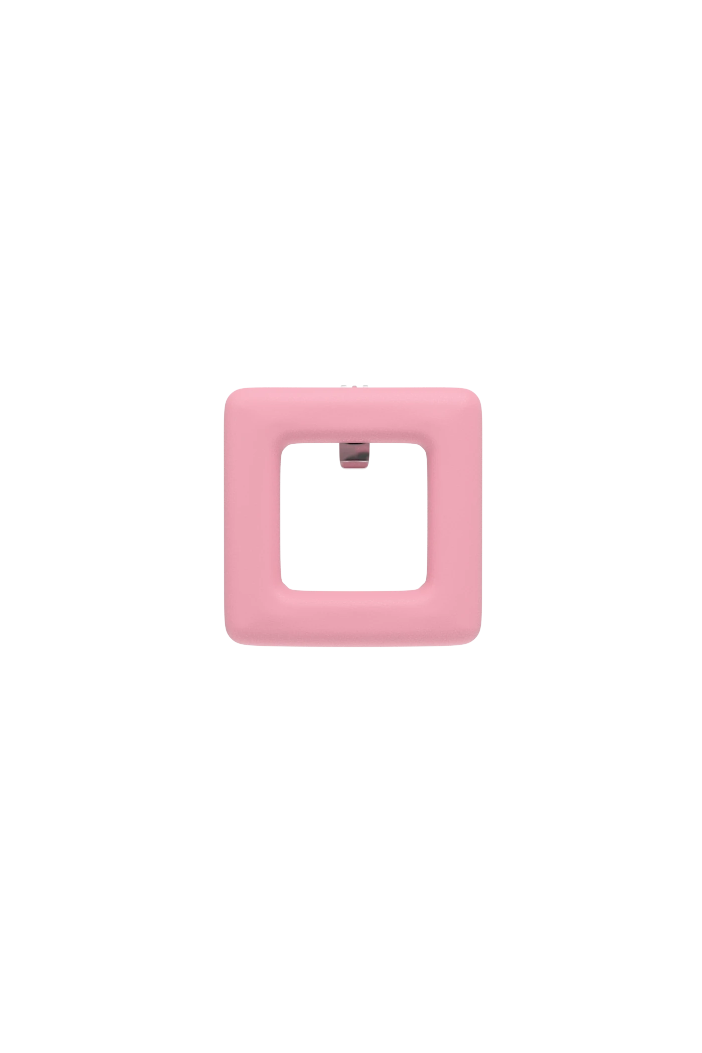 Square Pink Leather Toe Clip