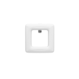 Square White Leather Toe Clip