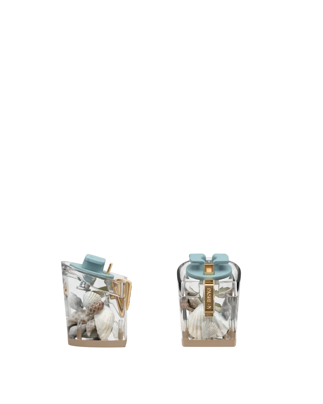 Transparent Block Heel Kit