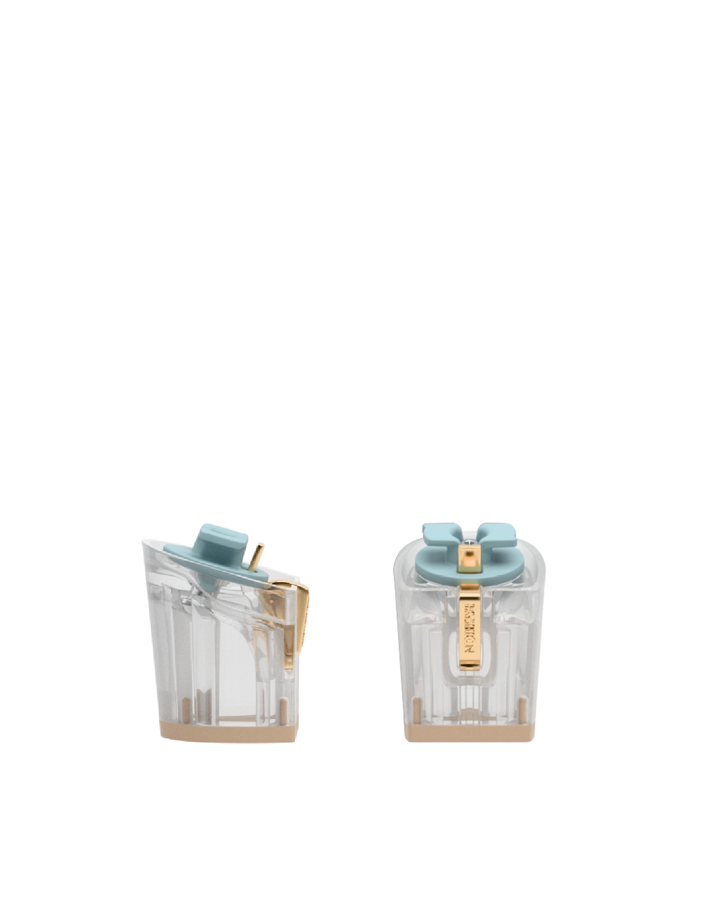 Block Heel Kit 3 Transparent, 3-inch interchangeable block heel. Pashion convertible heels go from heel to flat and are customizable with interchangeable heel kits.