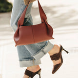 Valerie Mule Mule - Chocolate Suede 3 Block