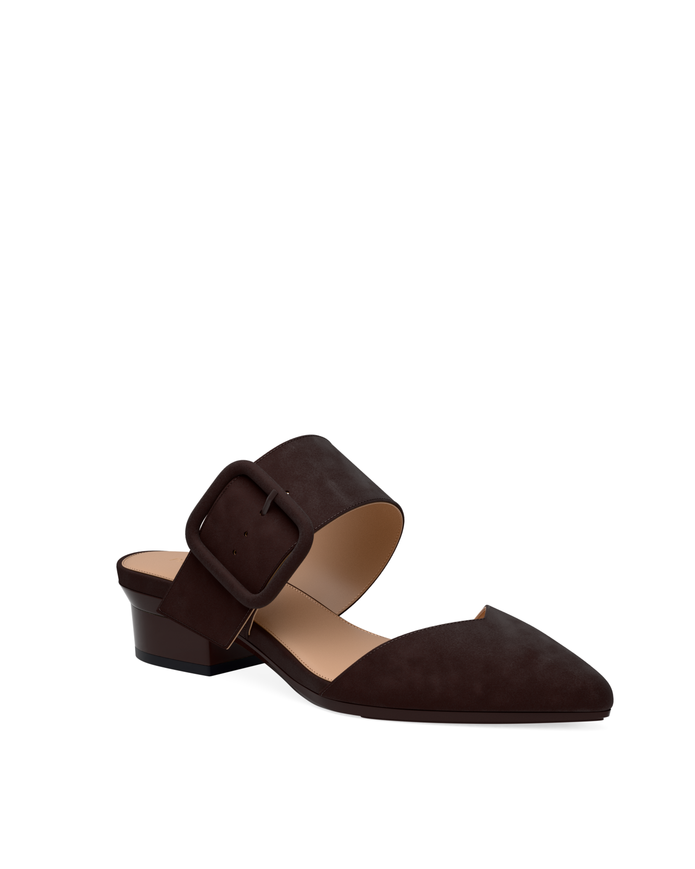 Valerie Mule Mule - Chocolate Suede 4 Stiletto