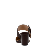 Valerie Mule Mule - Chocolate Suede 3 Block