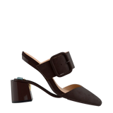 Flare Block Heel Kit 3 Chocolate