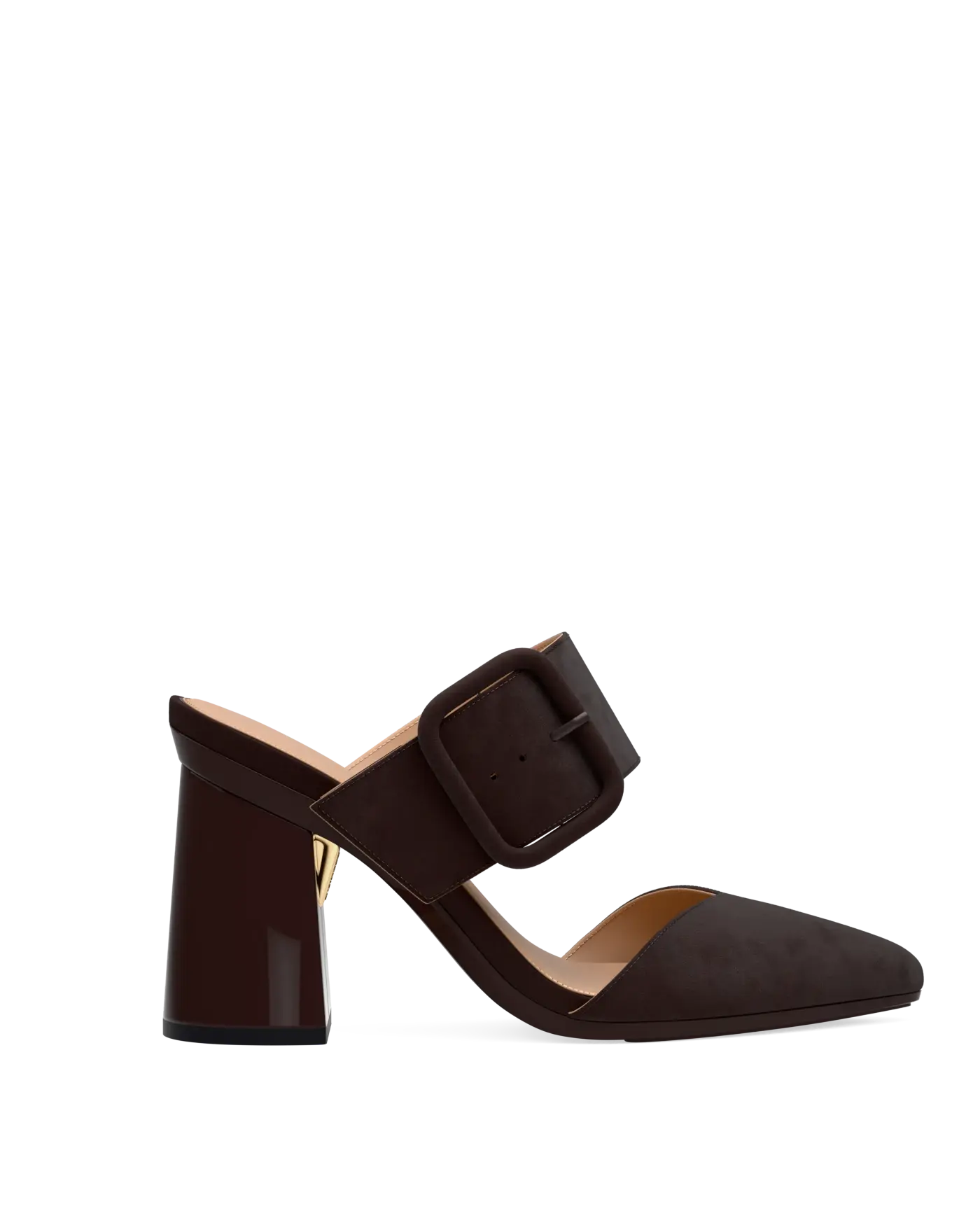 Flare Block Heel Kit 4 Chocolate