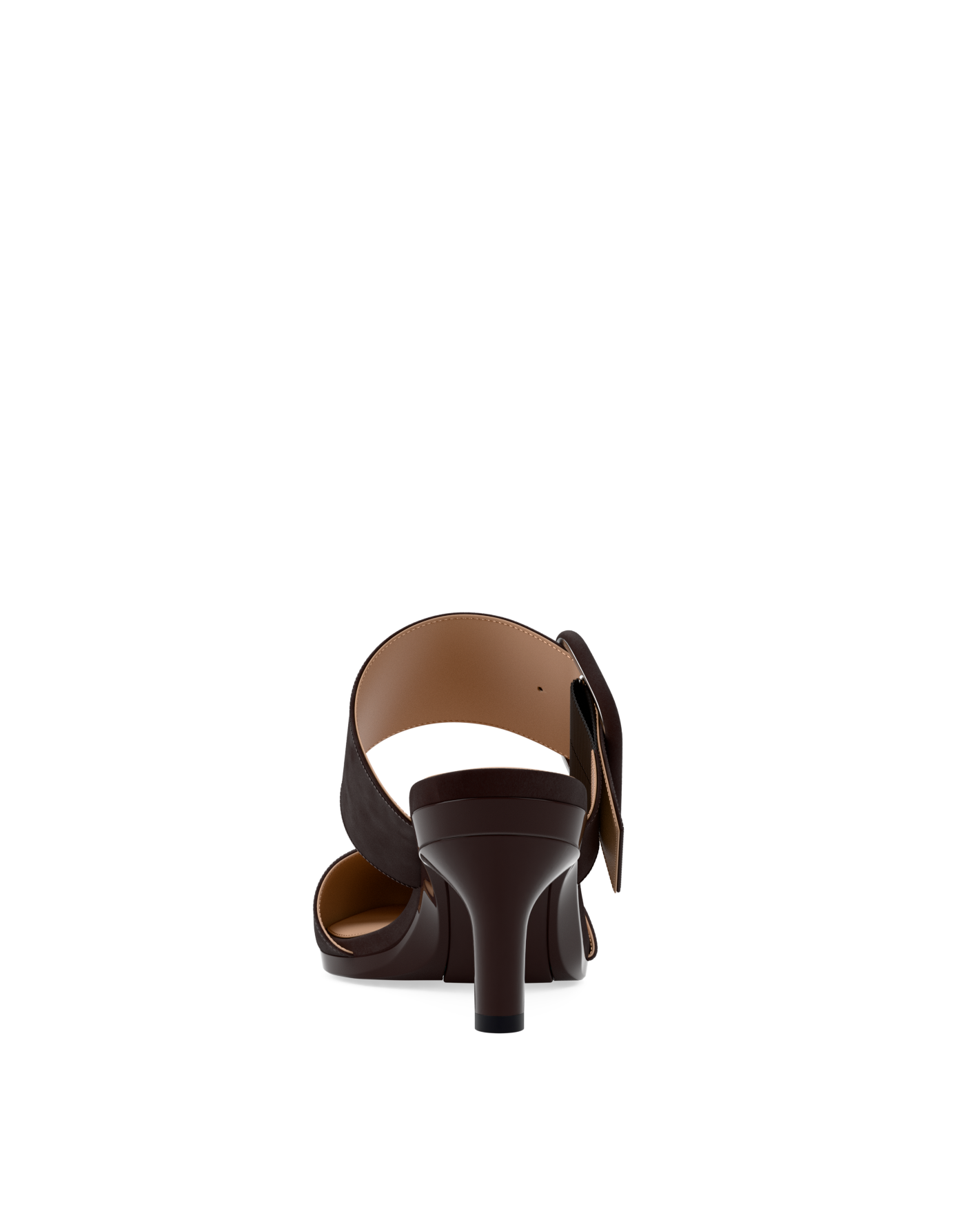 Valerie Mule - Chocolate Suede 3 Stiletto