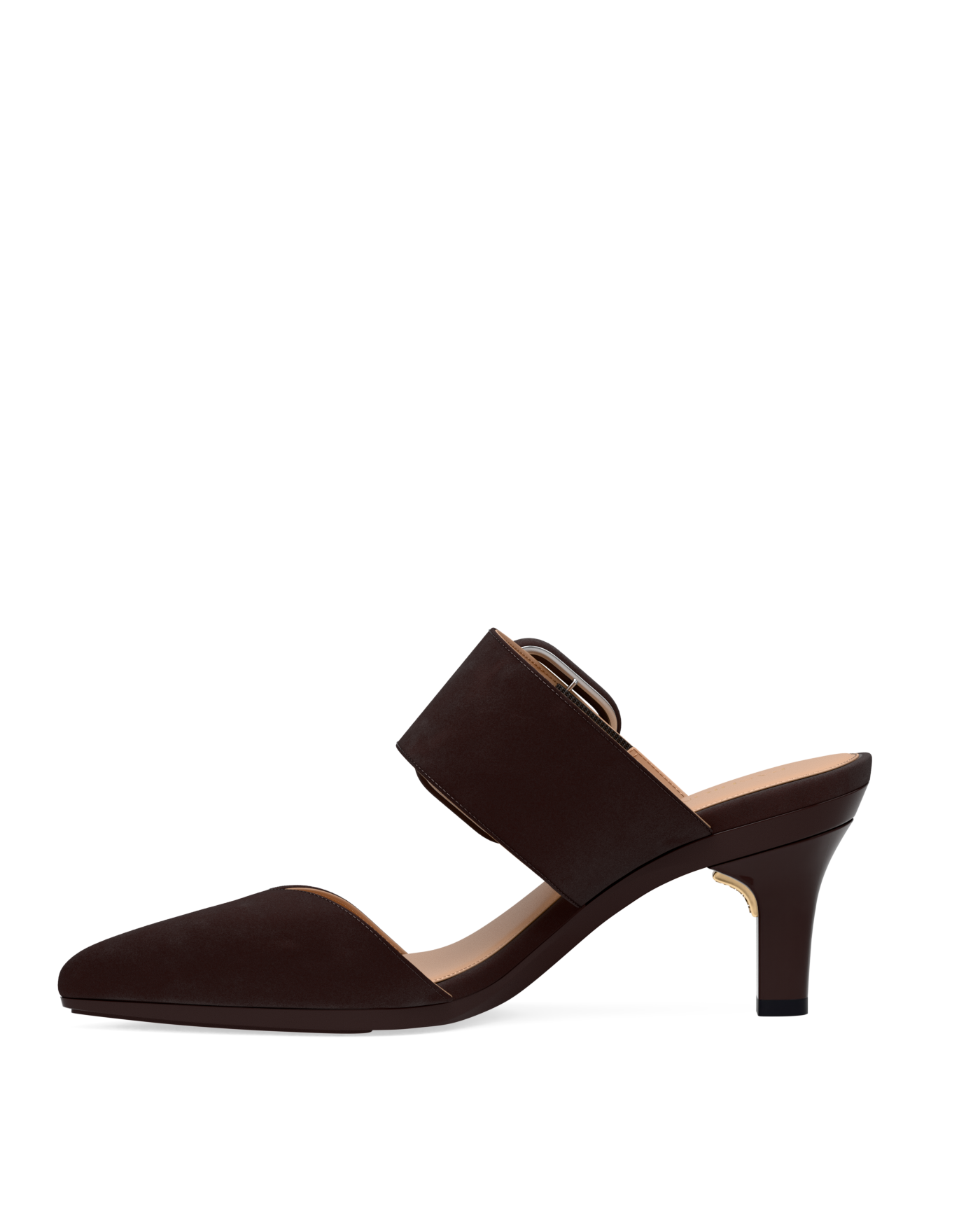 Valerie Mule - Chocolate Suede 3 Stiletto
