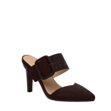 Valerie Mule Mule - Chocolate Suede 4 Stiletto