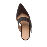 Valerie Mule Mule - Chocolate Suede 3 Block