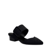 Valerie Mule Mule - Coal Black Suede 4 Block