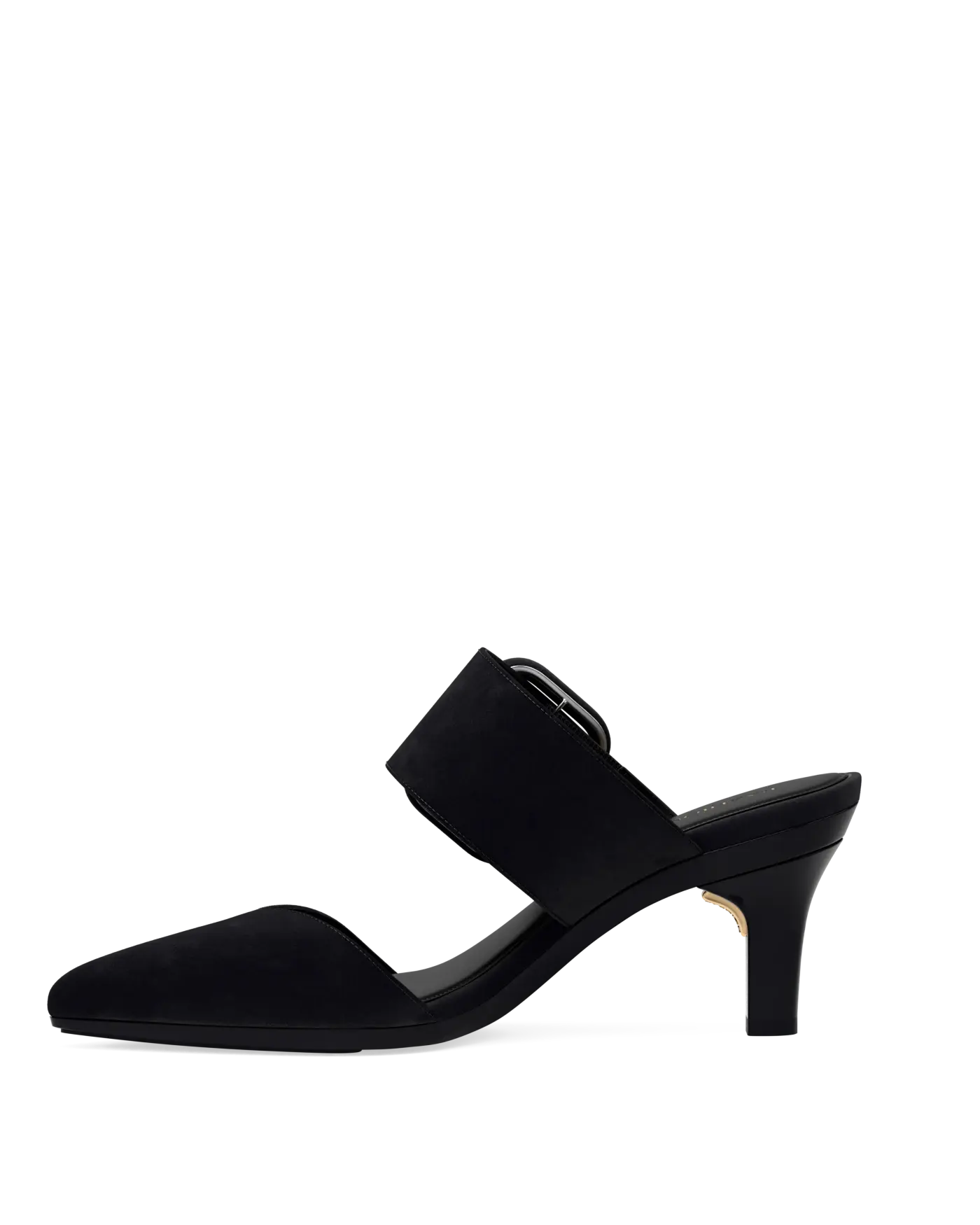 Valerie Mule - Coal Black Suede 3 Stiletto