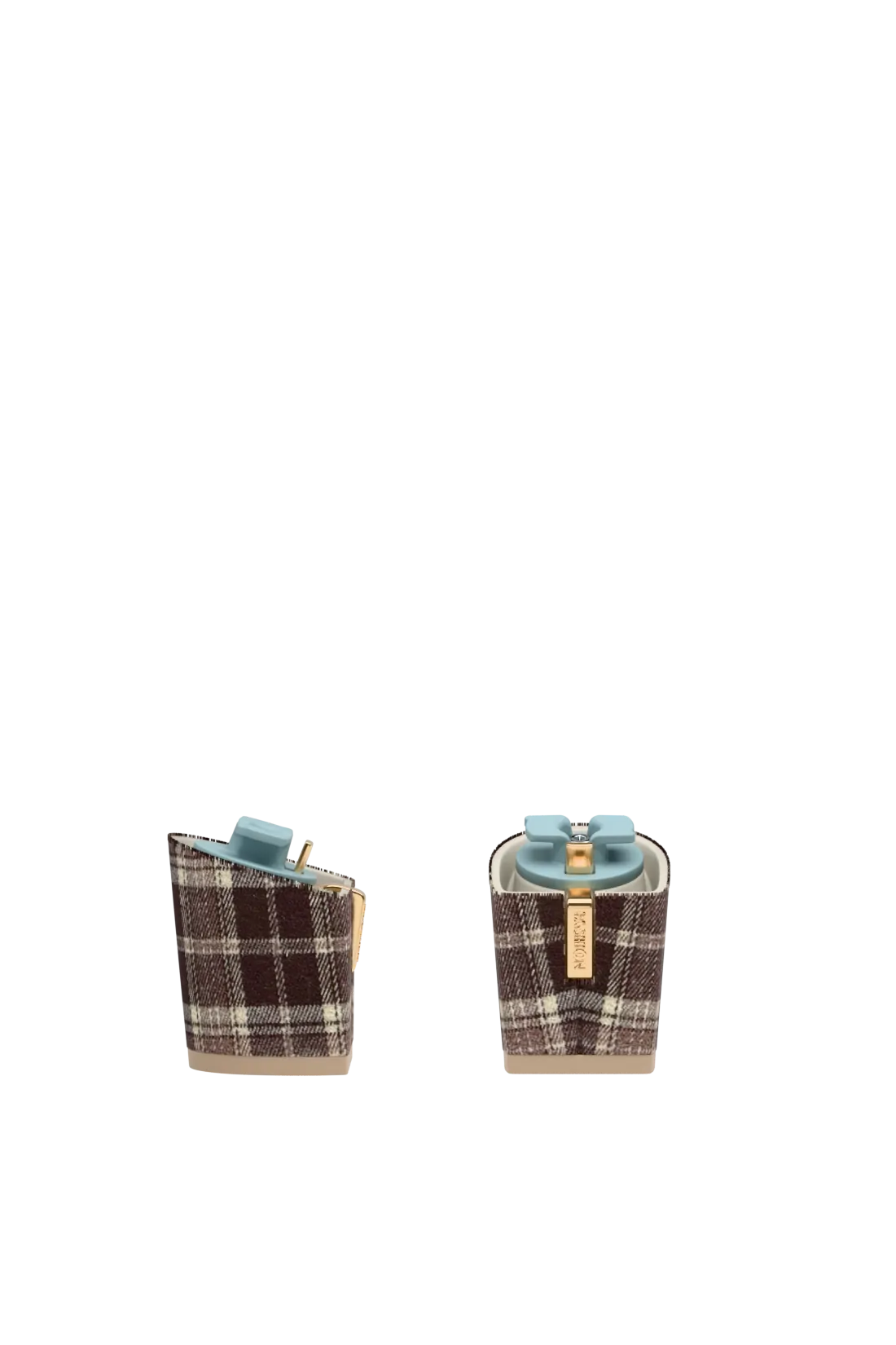 Block Heel Kit 3 Walnut Tartan