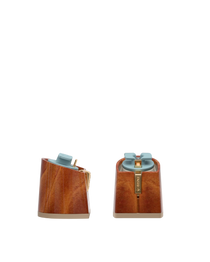 Flare Block Heel Kit 3 Wood, 3-inch interchangeable flare block heel. Pashion convertible heels go from heel to flat and are customizable with interchangeable heel kits.