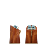 Flare Block Heel Kit 4 Wood, 4-inch interchangeable flare block heel. Pashion convertible heels go from heel to flat and are customizable with interchangeable heel kits.