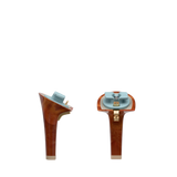 Stiletto Heel Kit 4 Wood, 4-inch interchangeable stiletto heel. Pashion convertible heels go from heel to flat and are customizable with interchangeable heel kits.