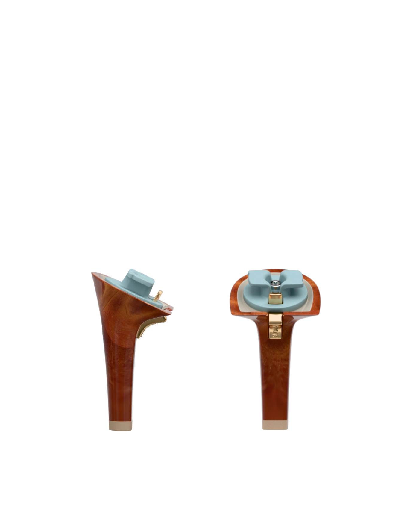 Stiletto Heel Kit 4 Wood, 4-inch interchangeable stiletto heel. Pashion convertible heels go from heel to flat and are customizable with interchangeable heel kits.