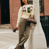 Anna Slingback - Cherry Mocha Leather 3" Block