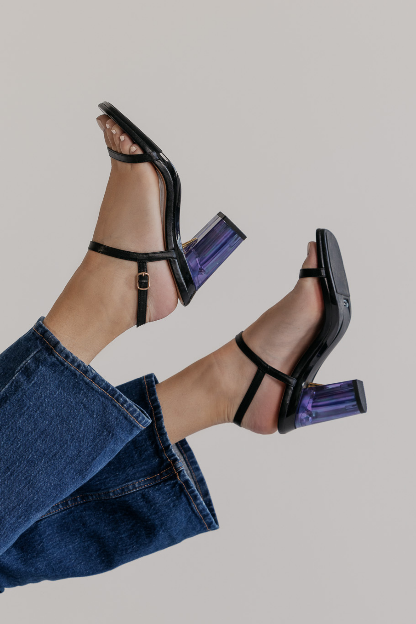 Block Heel Kit 3 Aurora Borealis